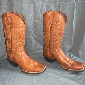 Ariat, Round Up Stockyards, size: 9, color: Naturally Rich (Tan brown)